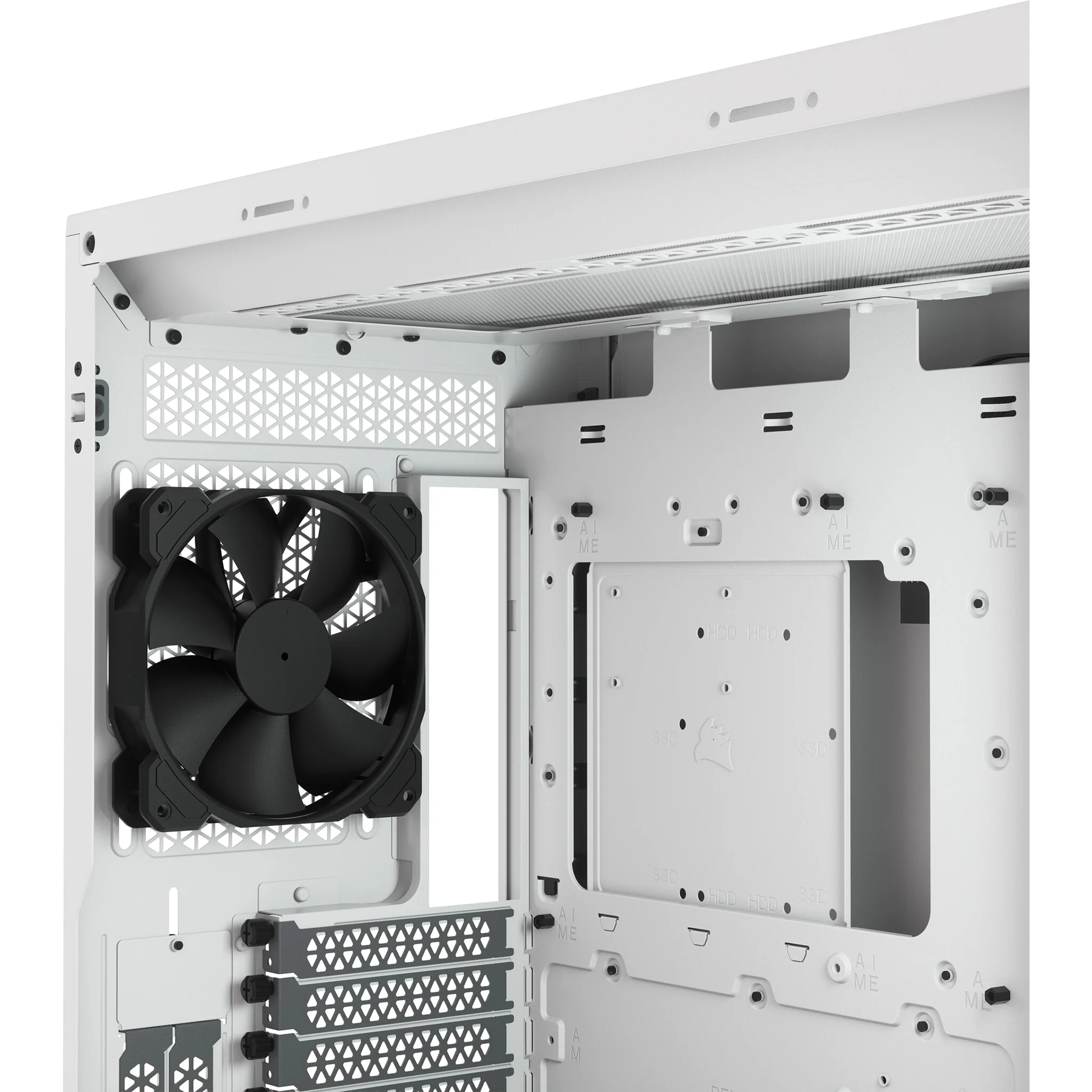 Corsair 5000D AIRFLOW - ATX Mid Tower Case in White - Image 14