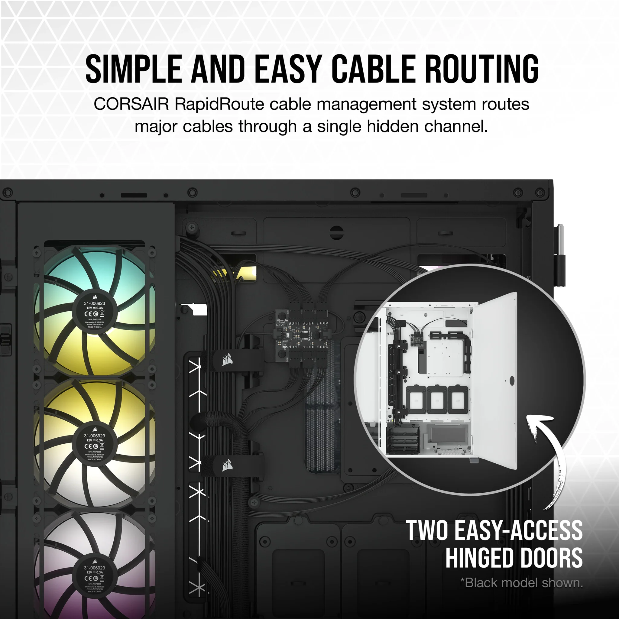 Corsair 7000D AIRFLOW - ATX Full Tower Case in White - Image 14