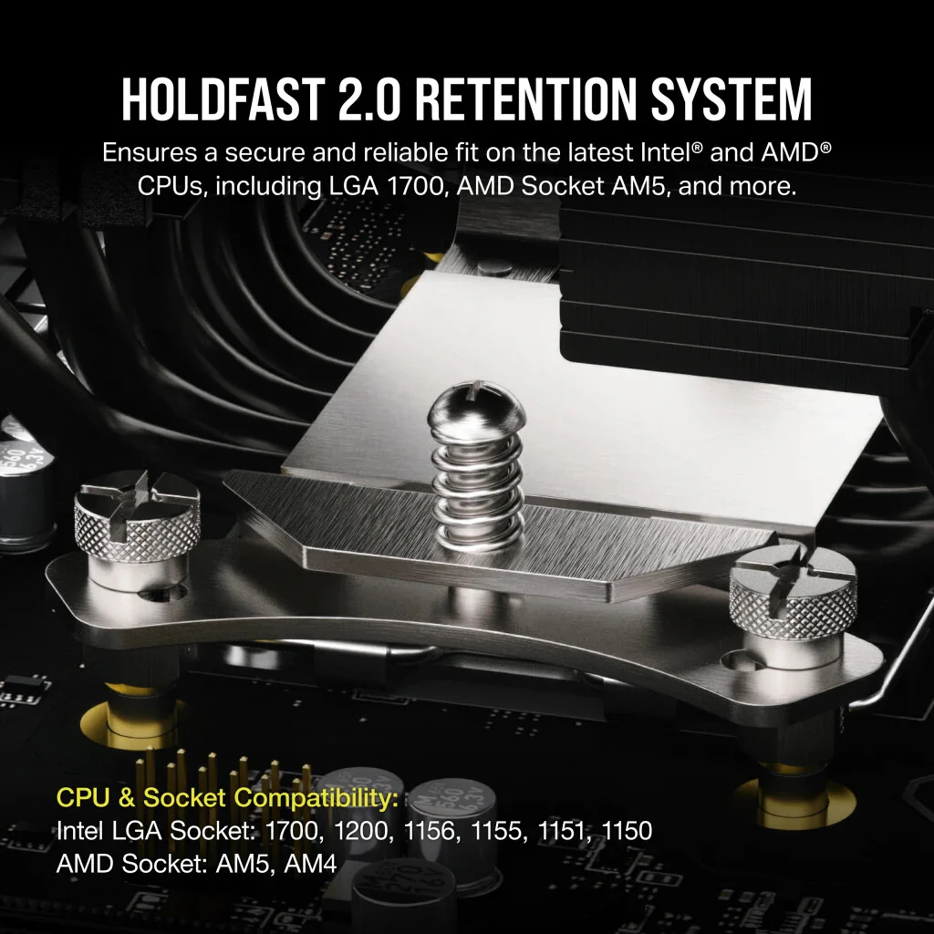 Corsair AF ELITE A115 - Air Processor Cooler in Black - 140mm - Image 14