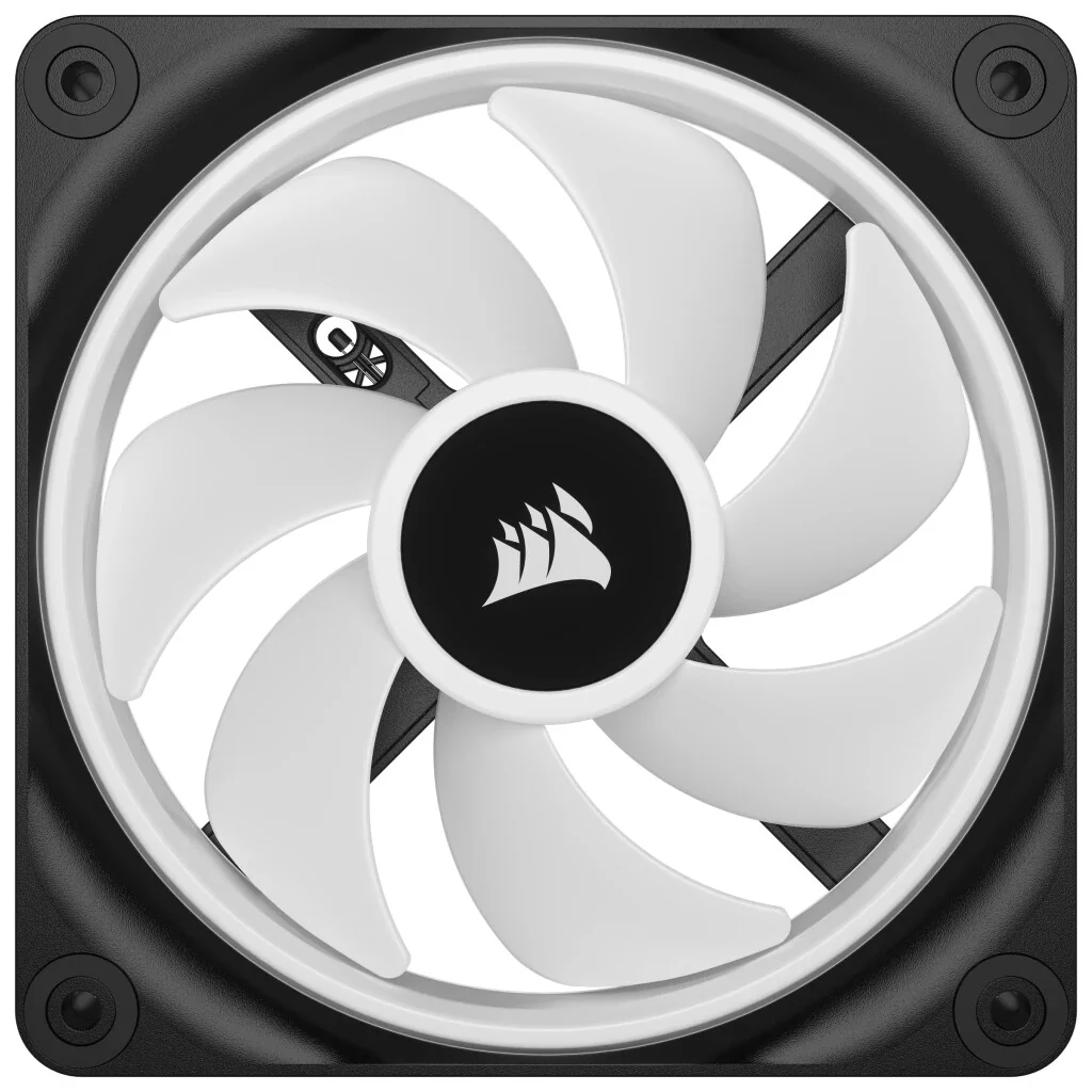 Corsair iCUE LINK QX120 RGB - Computer Case Fan in Black - 120mm (pack of 3) - Image 2