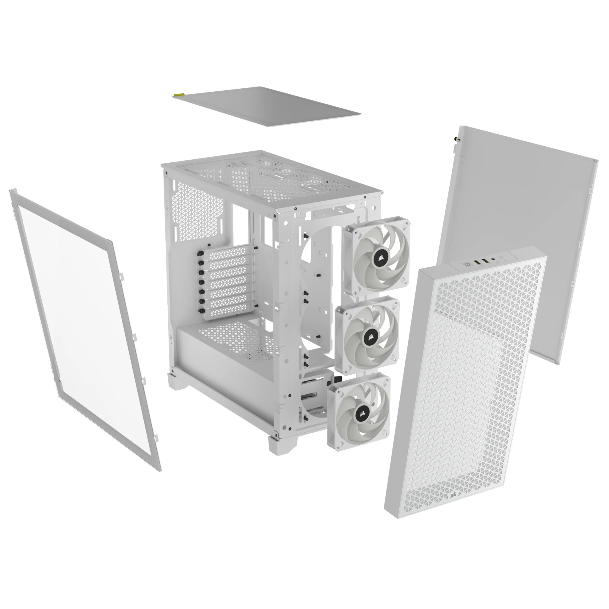Corsair 3000D RGB AIRFLOW - ATX Mid Tower Case in White - Image 16