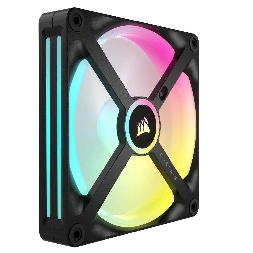 Corsair iCUE LINK QX140 RGB - PWM Computer Case Fan in Black / White - 140mm - Image 5