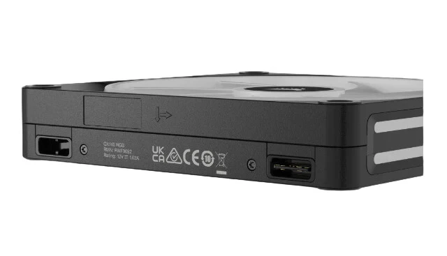 Corsair iCUE LINK QX140 RGB - PWM Computer Case Fan in Black / White - 140mm (Pack of 2) - Image 7