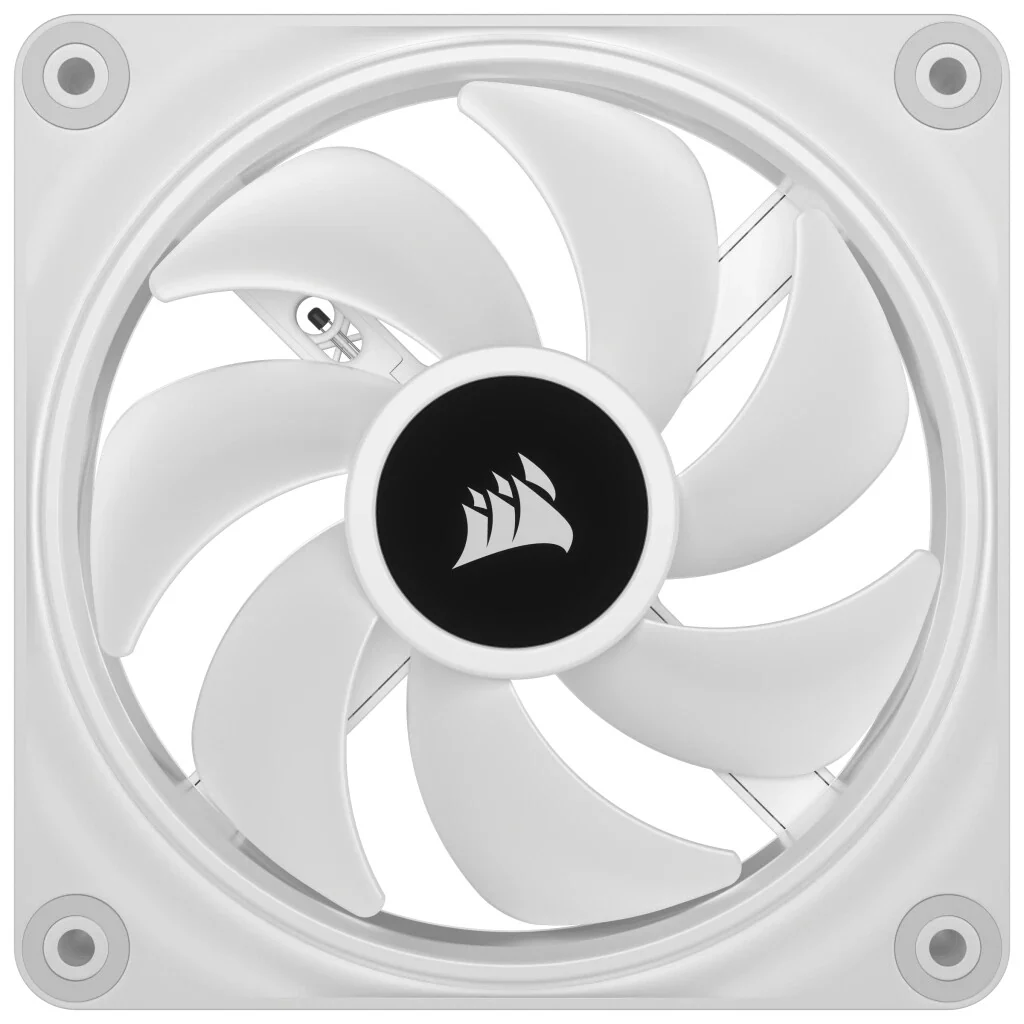 Corsair iCUE LINK QX120 RGB - Computer Case Fan in White - 120mm - Image 2