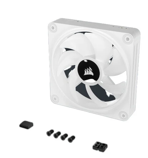 Corsair iCUE LINK QX120 RGB - Computer Case Fan in White - 120mm - Image 6