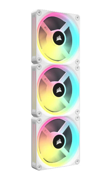 Corsair iCUE LINK QX120 RGB - Computer Case Fan in White - 120mm - Image 7