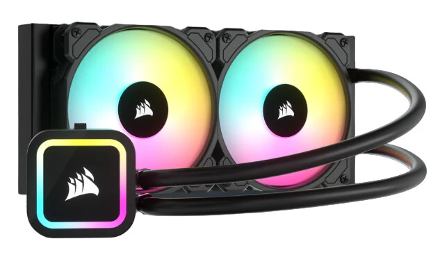Corsair iCUE H100x RGB ELITE - All-in-one Liquid Processor Cooler in Black - 240mm - Image 3