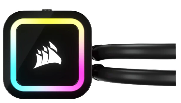 Corsair iCUE H100x RGB ELITE - All-in-one Liquid Processor Cooler in Black - 240mm - Image 4