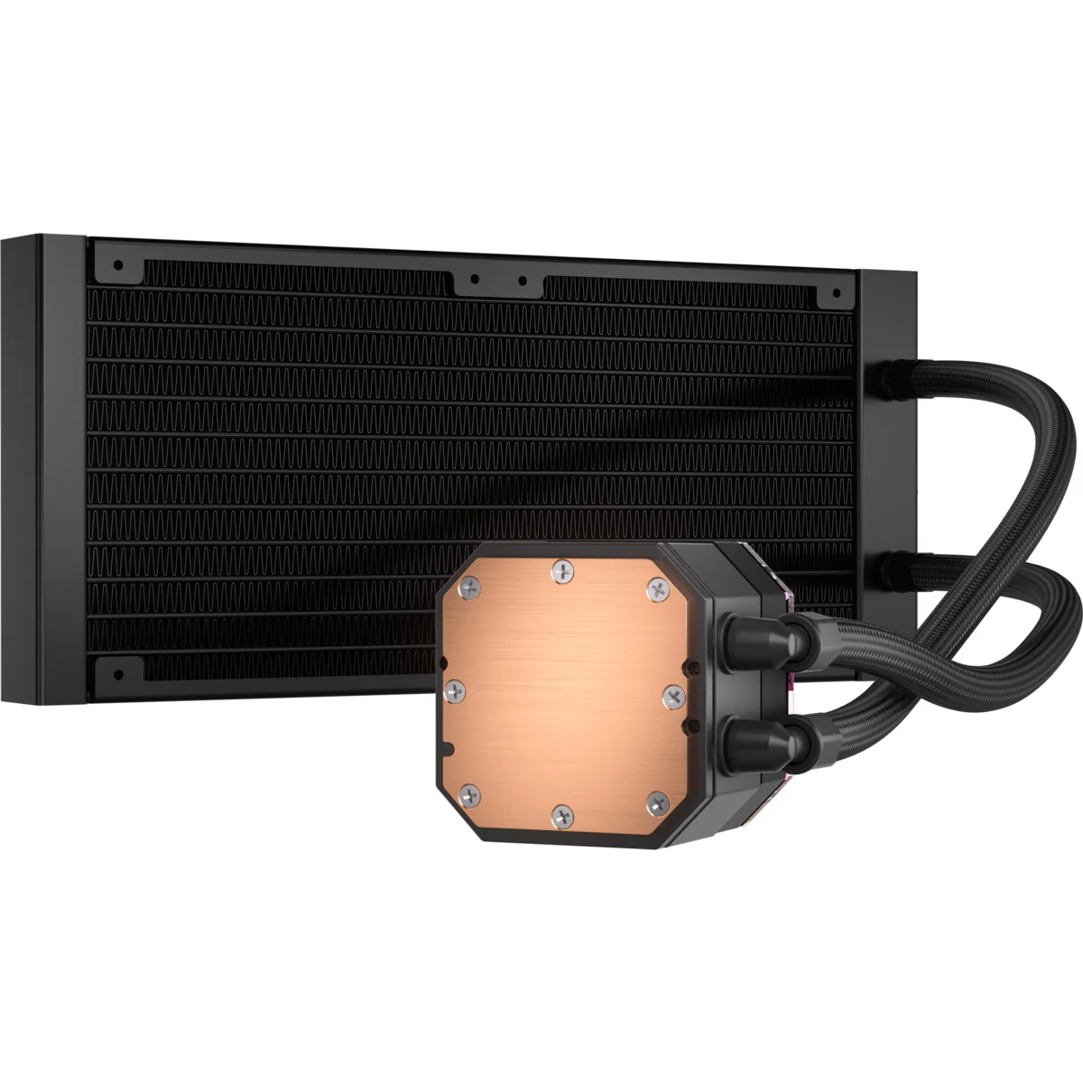 Corsair iCUE H100i ELITE LCD - All-in-one Liquid Processor Cooler in Black - 240mm - Image 3