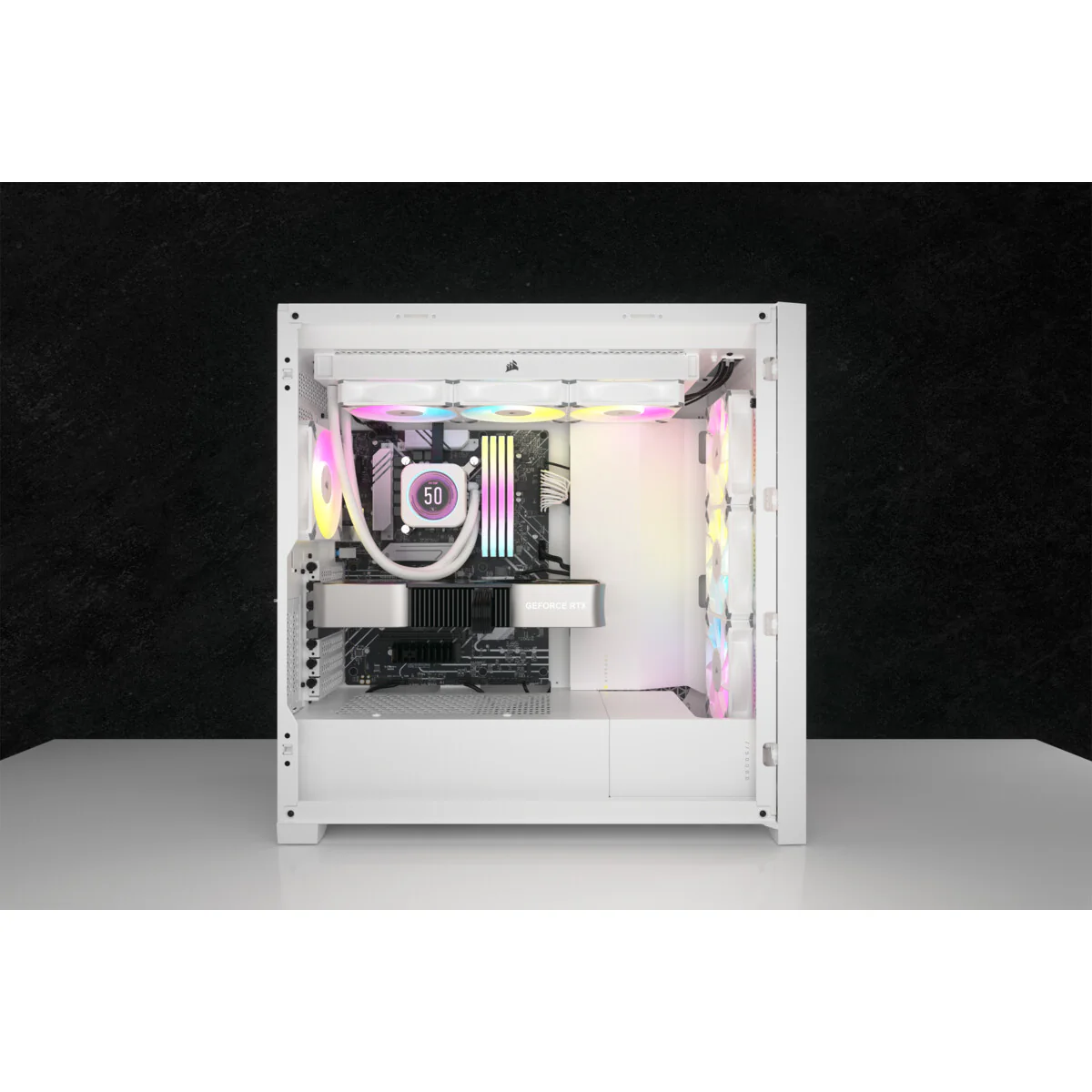 Corsair iCUE H150i ELITE XT - All-in-one Liquid Processor Cooler in White - 360mm - Image 5