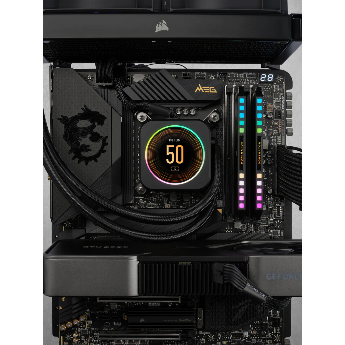 Corsair Dominator Platinum RGB - 32 GB 2 x 16 GB DDR5 6200 MHz memory module - Image 6