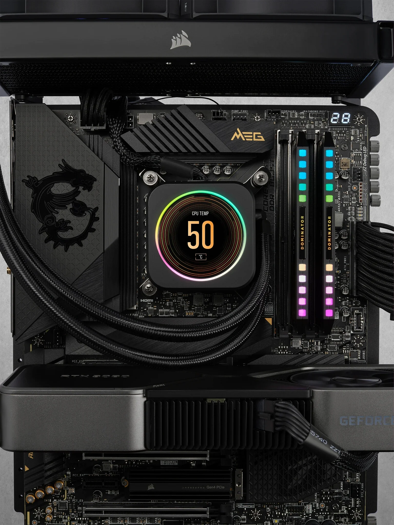 Corsair Dominator Platinum RGB - 64 GB 2 x 32 GB DDR5 6800 MHz memory module - Image 5