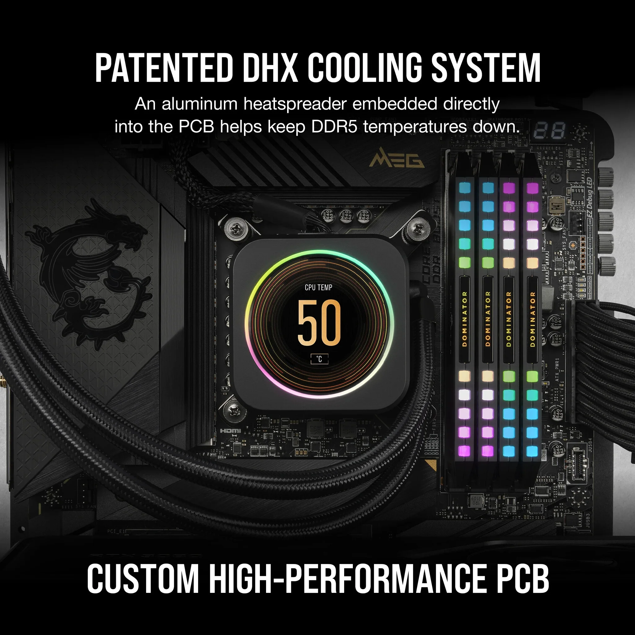 Corsair Dominator Platinum RGB - 64 GB 2 x 32 GB DDR5 6800 MHz memory module - Image 9