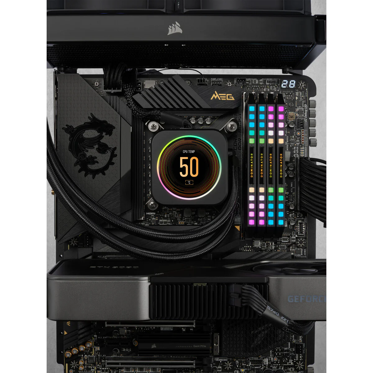 Corsair Dominator Platinum RGB - 64 GB 4 x 16 GB DDR5 5600 MHz memory module - Image 7