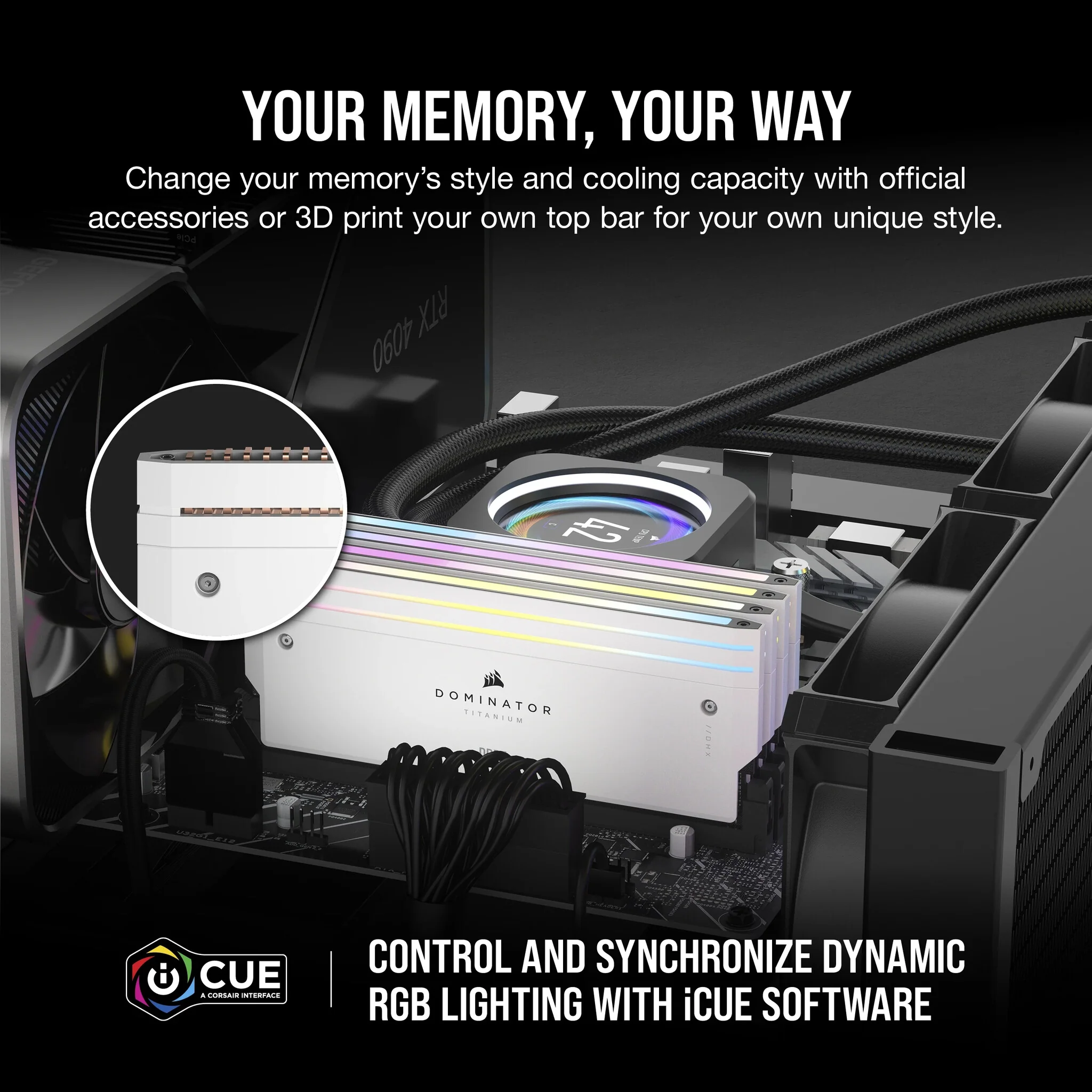 Corsair Dominator Titanium - 32 GB 2 x 16 GB DDR5 6400 MHz memory module - Image 15