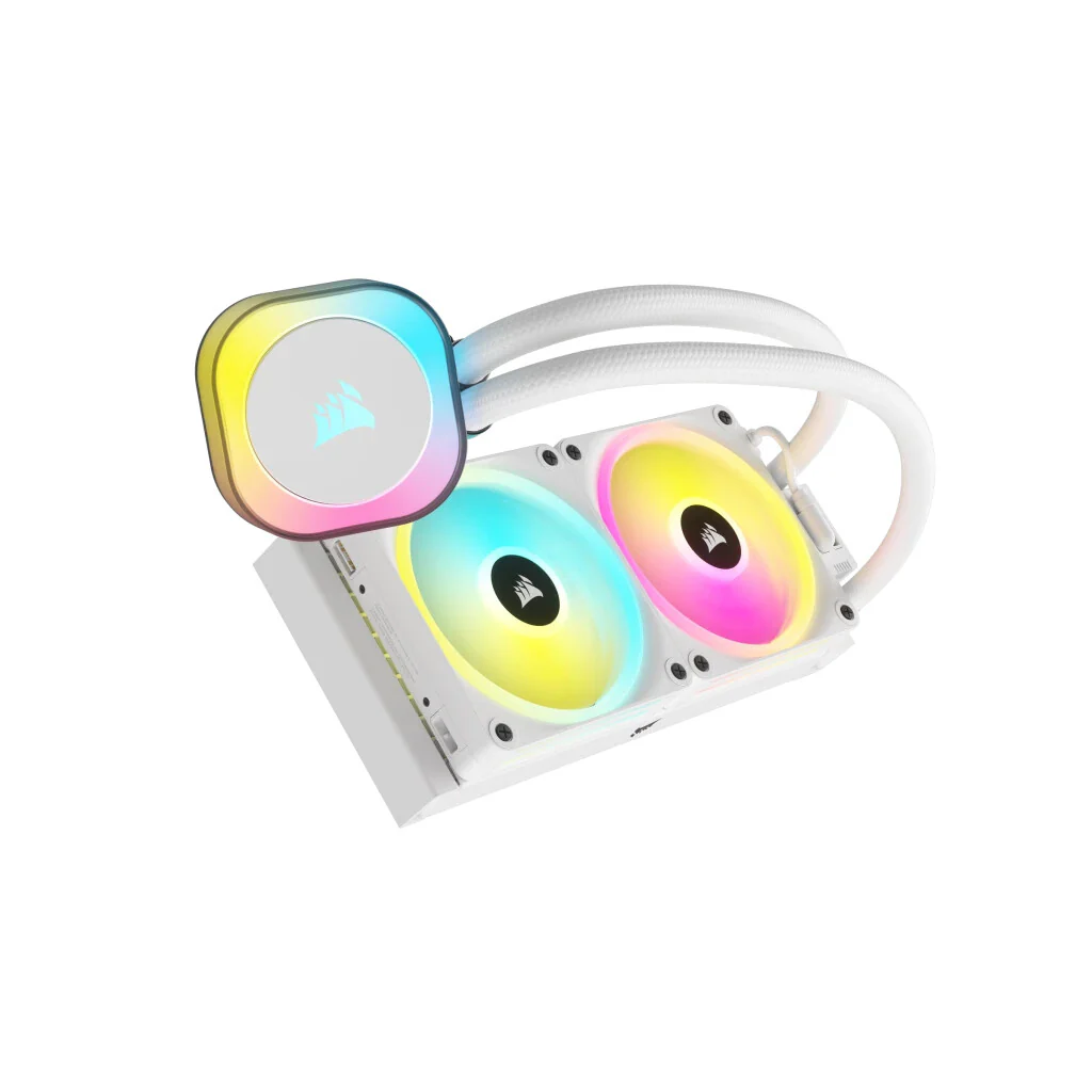 Corsair H100I - Hybrid Processor Cooler in White - 240 mm - Image 5