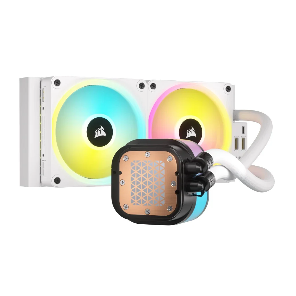 Corsair H100I - Hybrid Processor Cooler in White - 240 mm - Image 6