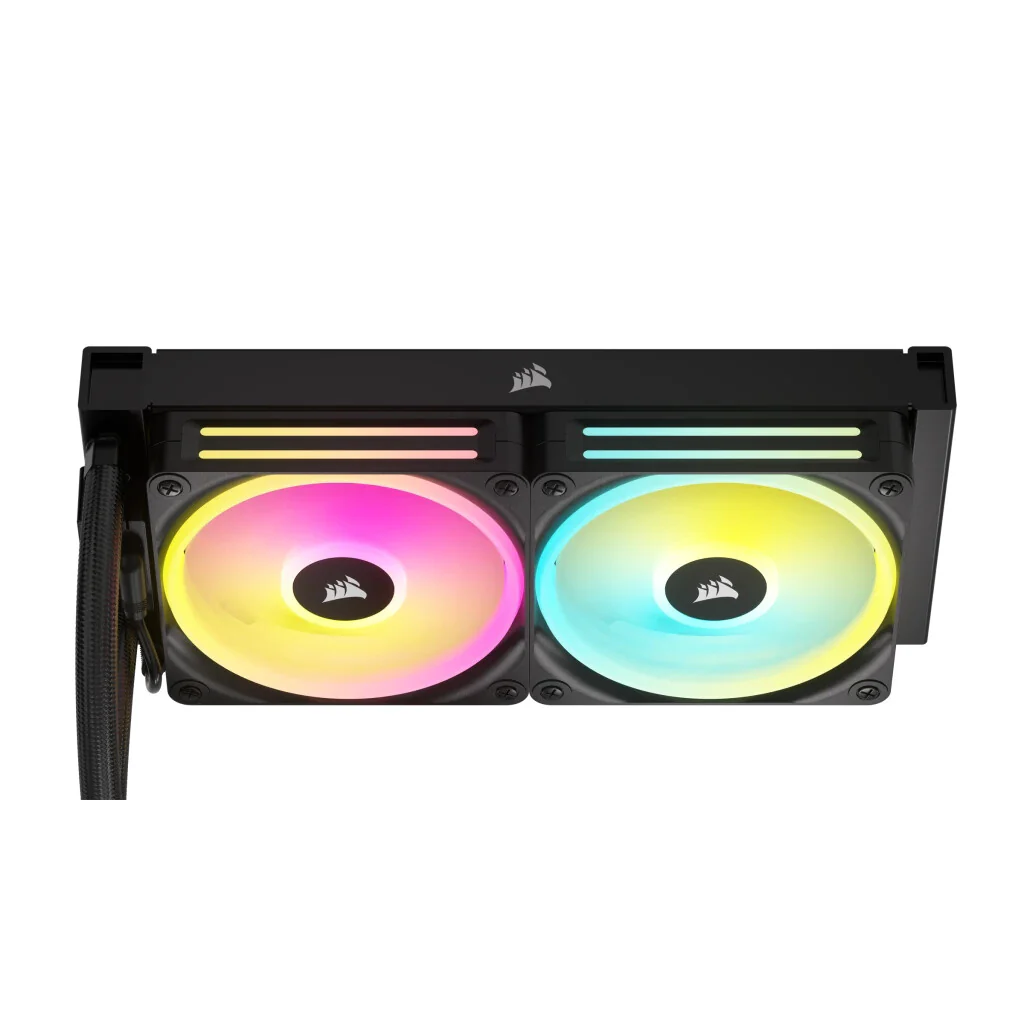 Corsair iCUE LINK H100i RGB - Liquid Processor Cooling Kit in Black - 240mm - Image 3