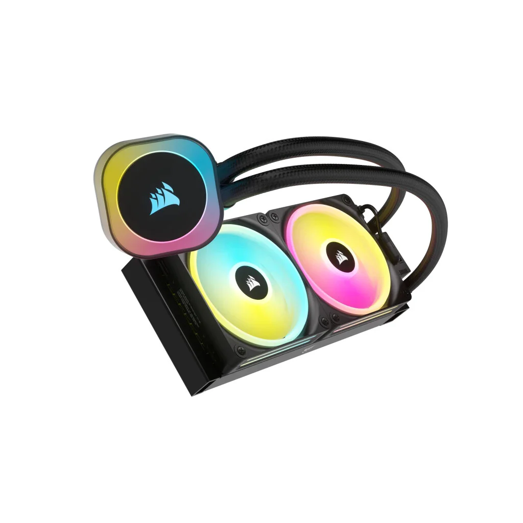 Corsair iCUE LINK H100i RGB - Liquid Processor Cooling Kit in Black - 240mm - Image 5