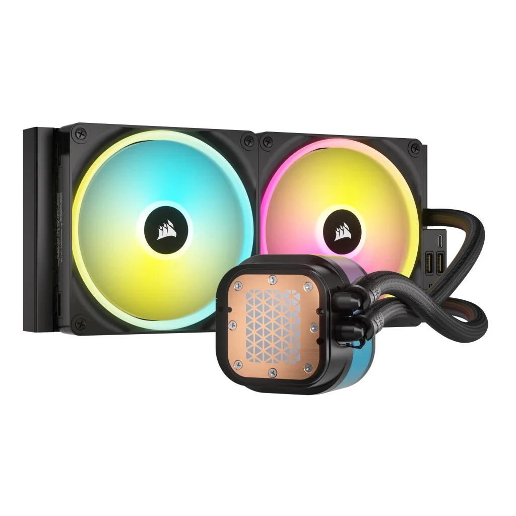 Corsair iCUE LINK H115i - Liquid Processor Cooling Kit in Black - 280mm - Image 6