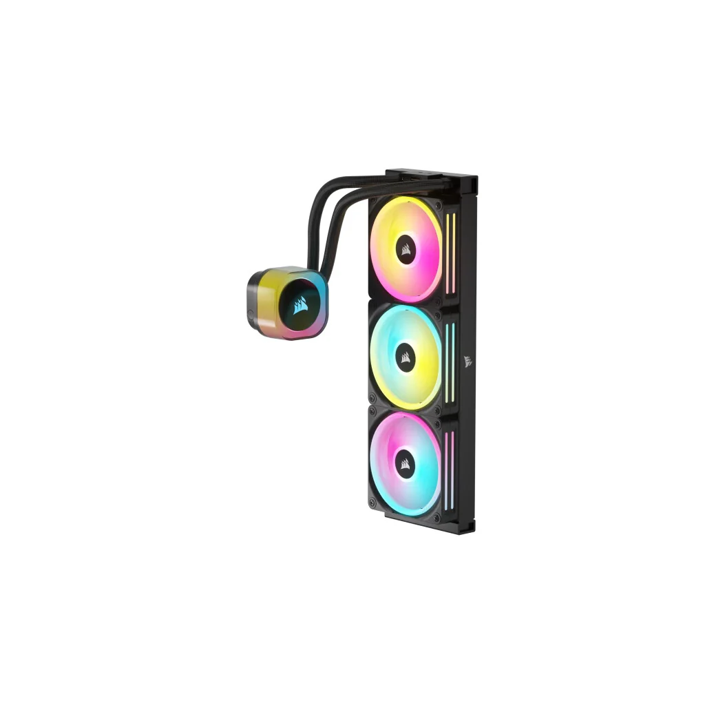 Corsair iCUE H150i RGB - All-in-one Liquid Processor Cooler in Black - 360mm - Image 4