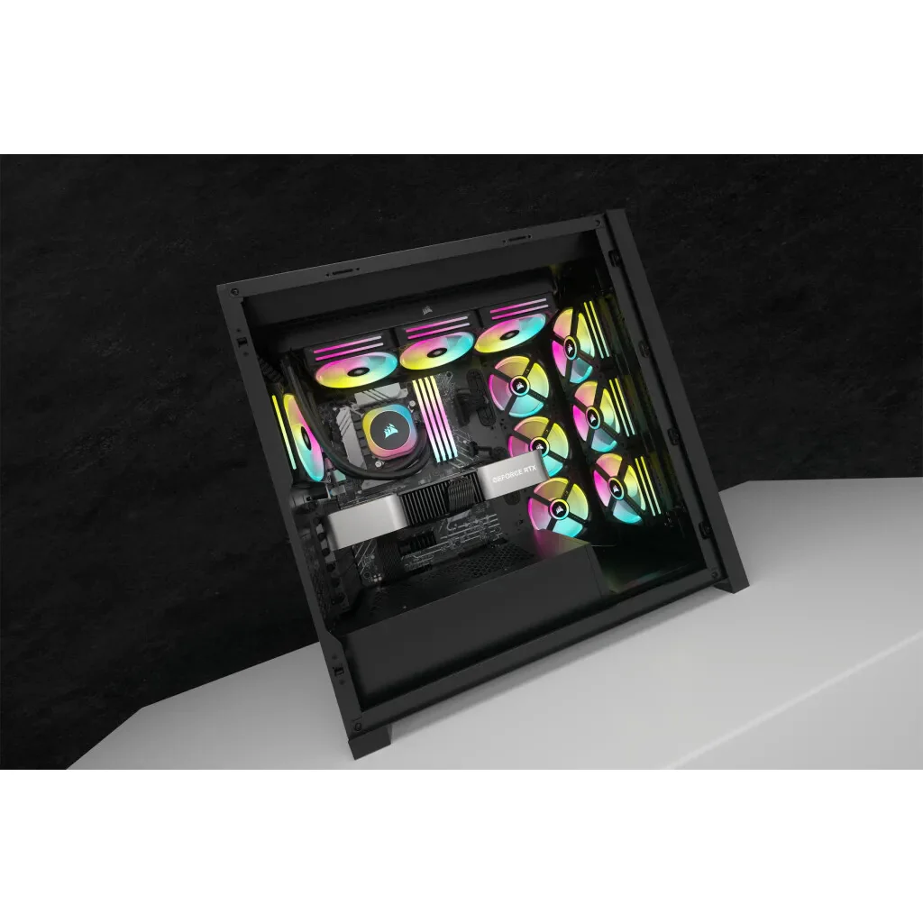 Corsair iCUE H150i RGB - All-in-one Liquid Processor Cooler in Black - 360mm - Image 9