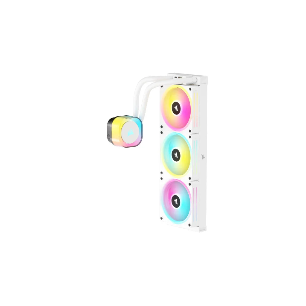 Corsair iCUE LINK H150i RGB - Liquid Processor Cooling Kit in White - 360mm - Image 4
