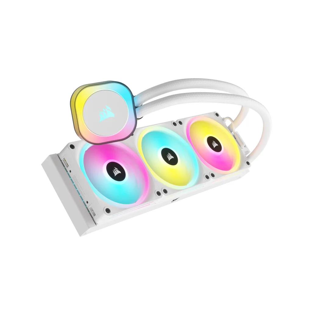 Corsair iCUE LINK H150i RGB - Liquid Processor Cooling Kit in White - 360mm - Image 5