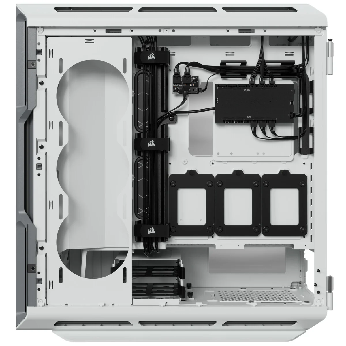 Corsair iCUE 5000T RGB - ATX Mid Tower Case in White - Image 3