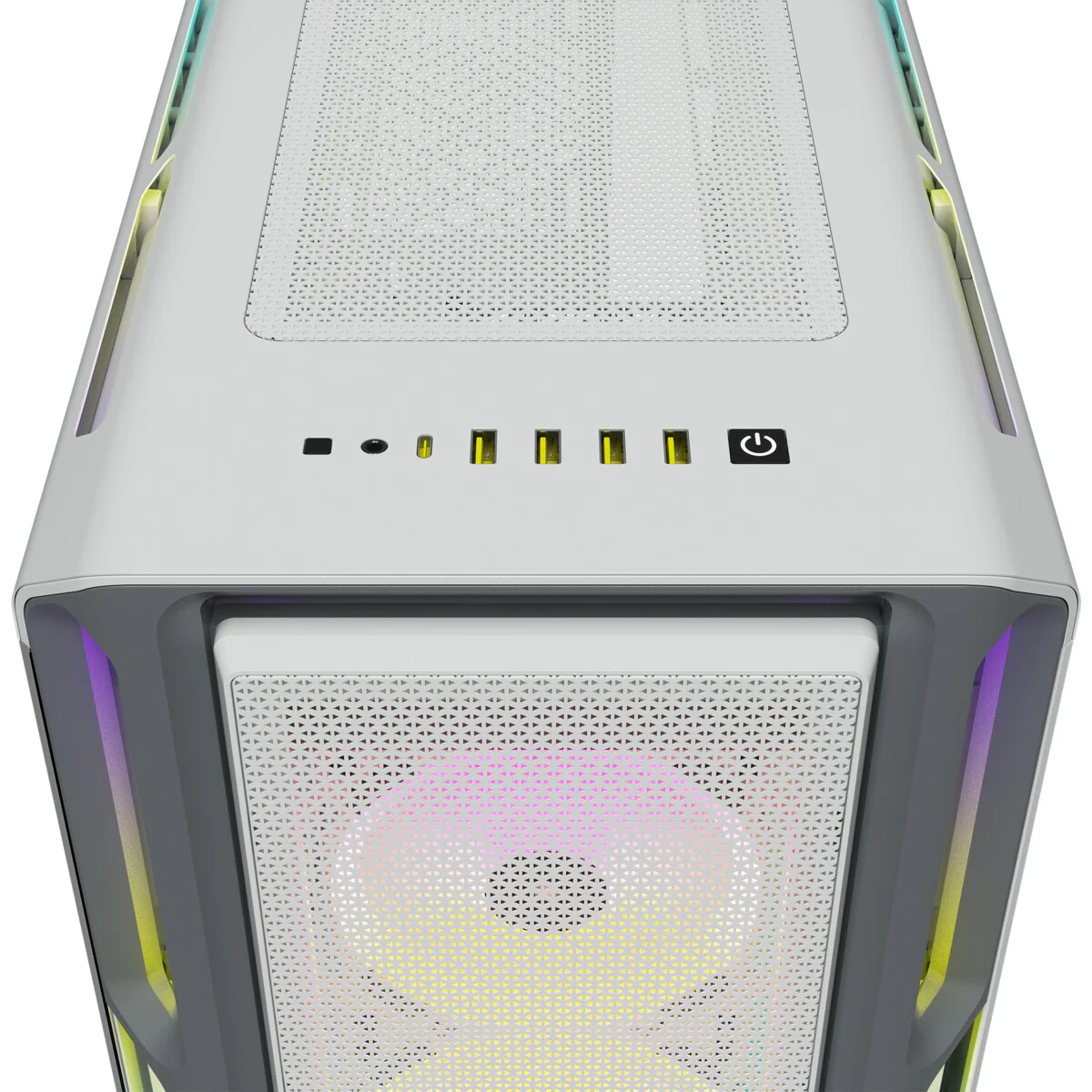 Corsair iCUE 5000T RGB - ATX Mid Tower Case in White - Image 4