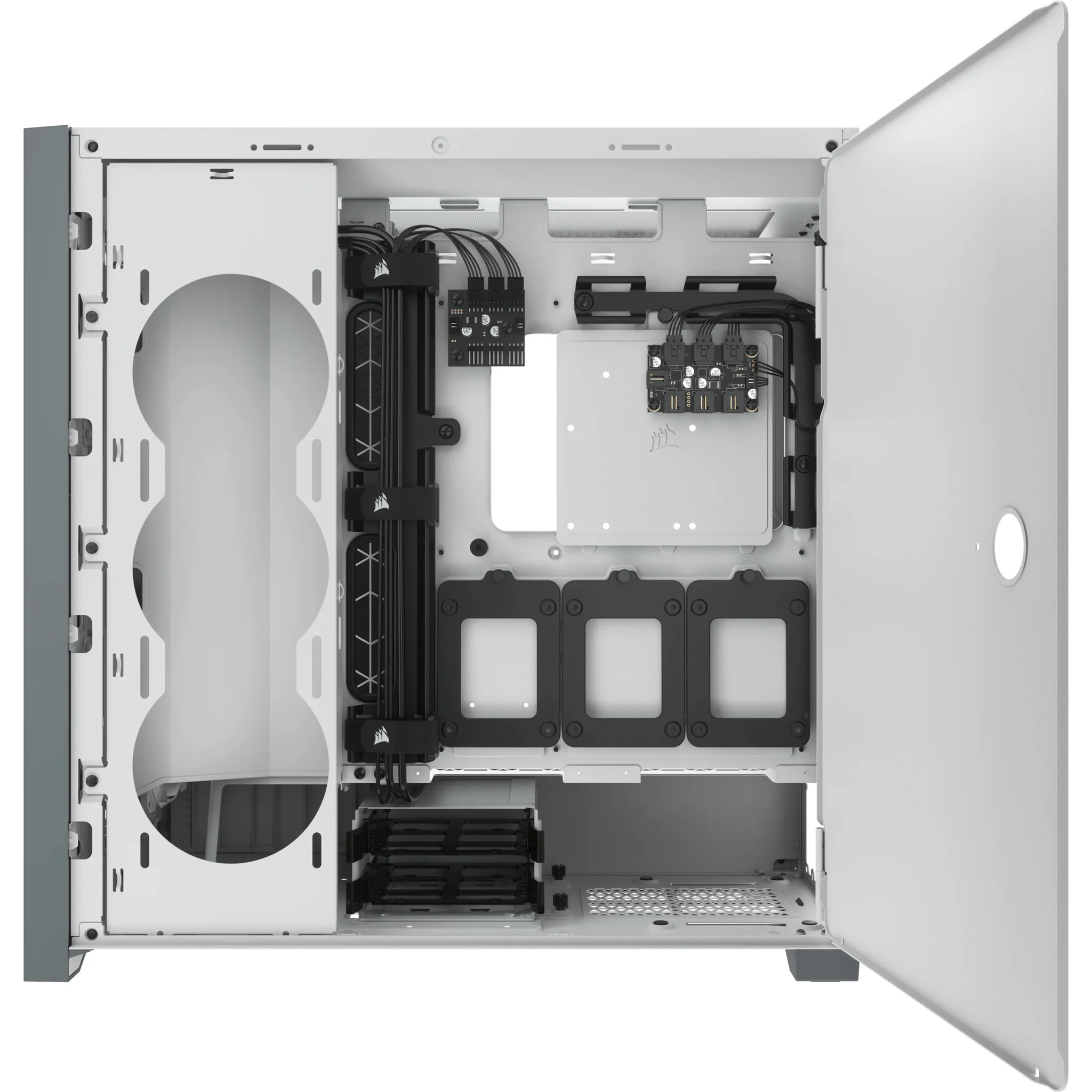 Corsair iCUE 5000X RGB - ATX Mid Tower Case in White - Image 10