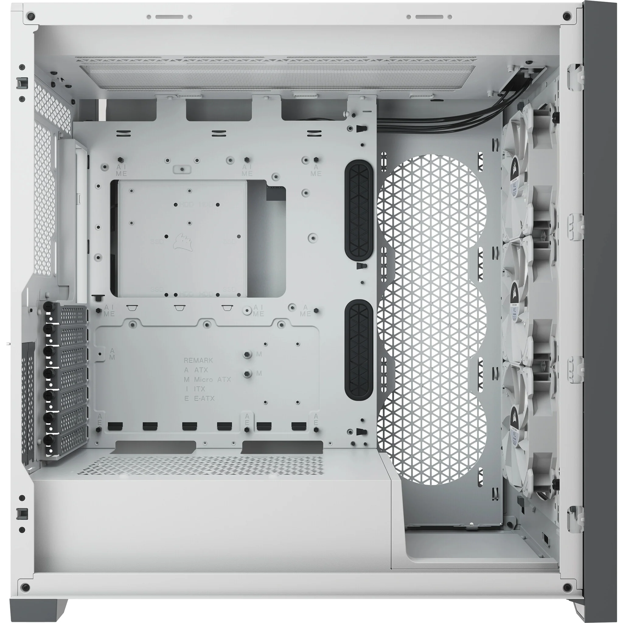 Corsair iCUE 5000X RGB - ATX Mid Tower Case in White - Image 11