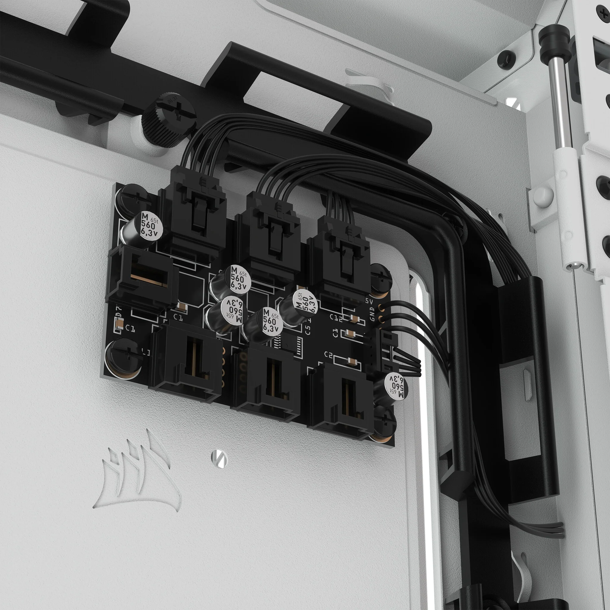 Corsair iCUE 5000X RGB - ATX Mid Tower Case in White - Image 15