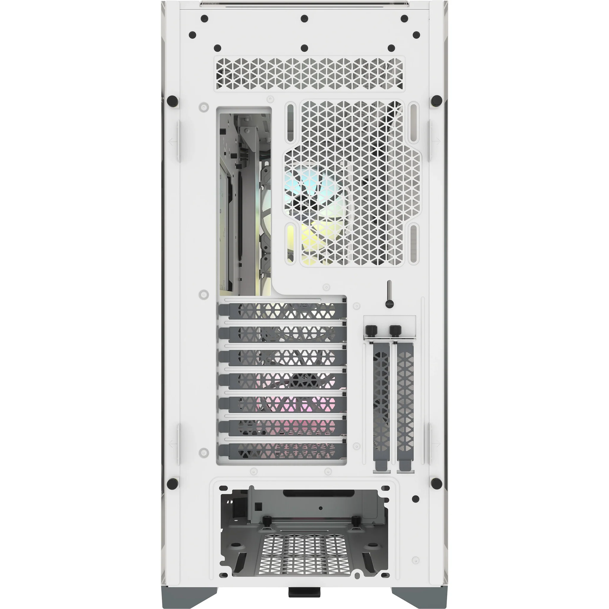Corsair iCUE 5000X RGB - ATX Mid Tower Case in White - Image 7