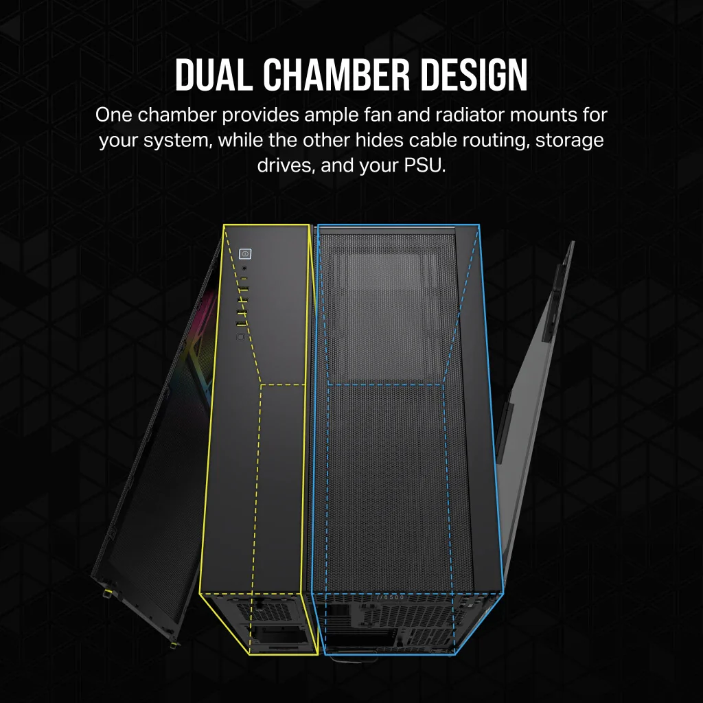 Corsair iCUE LINK 6500X RGB - ATX Mid Tower Case in Black - Image 8