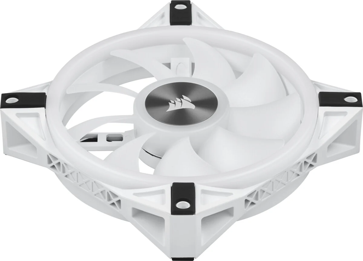 Corsair iCUE QL120 - Computer Case Fan in White - 120mm (Pack of 3) - Image 7