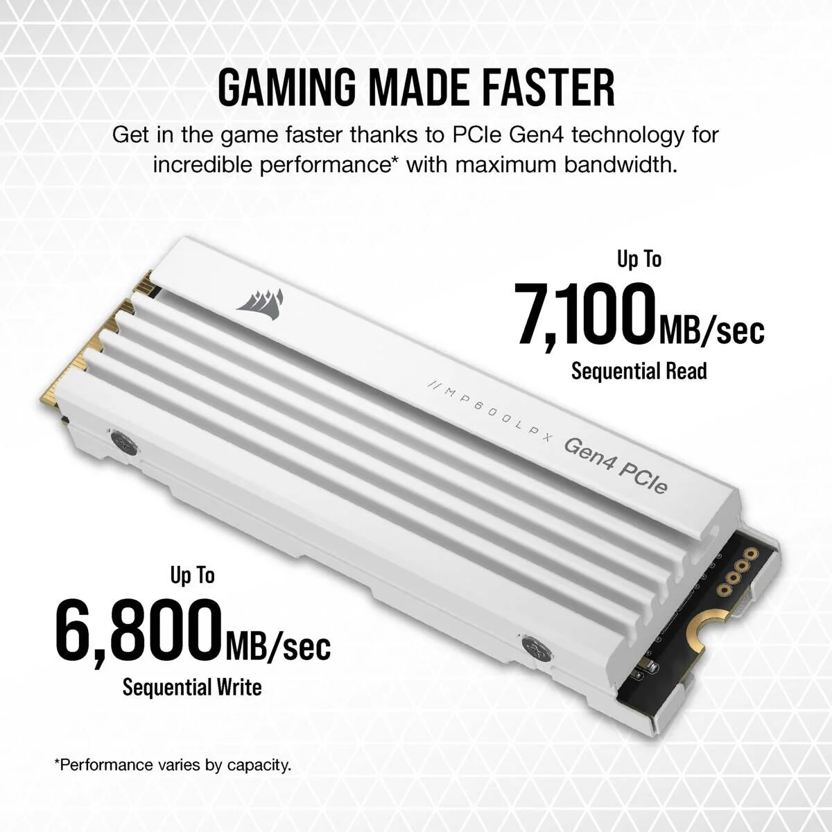 Corsair MP600 PRO LPX - PCI Express 4.0 3D TLC NAND NVMe M.2 SSD - 1 TB - Image 14