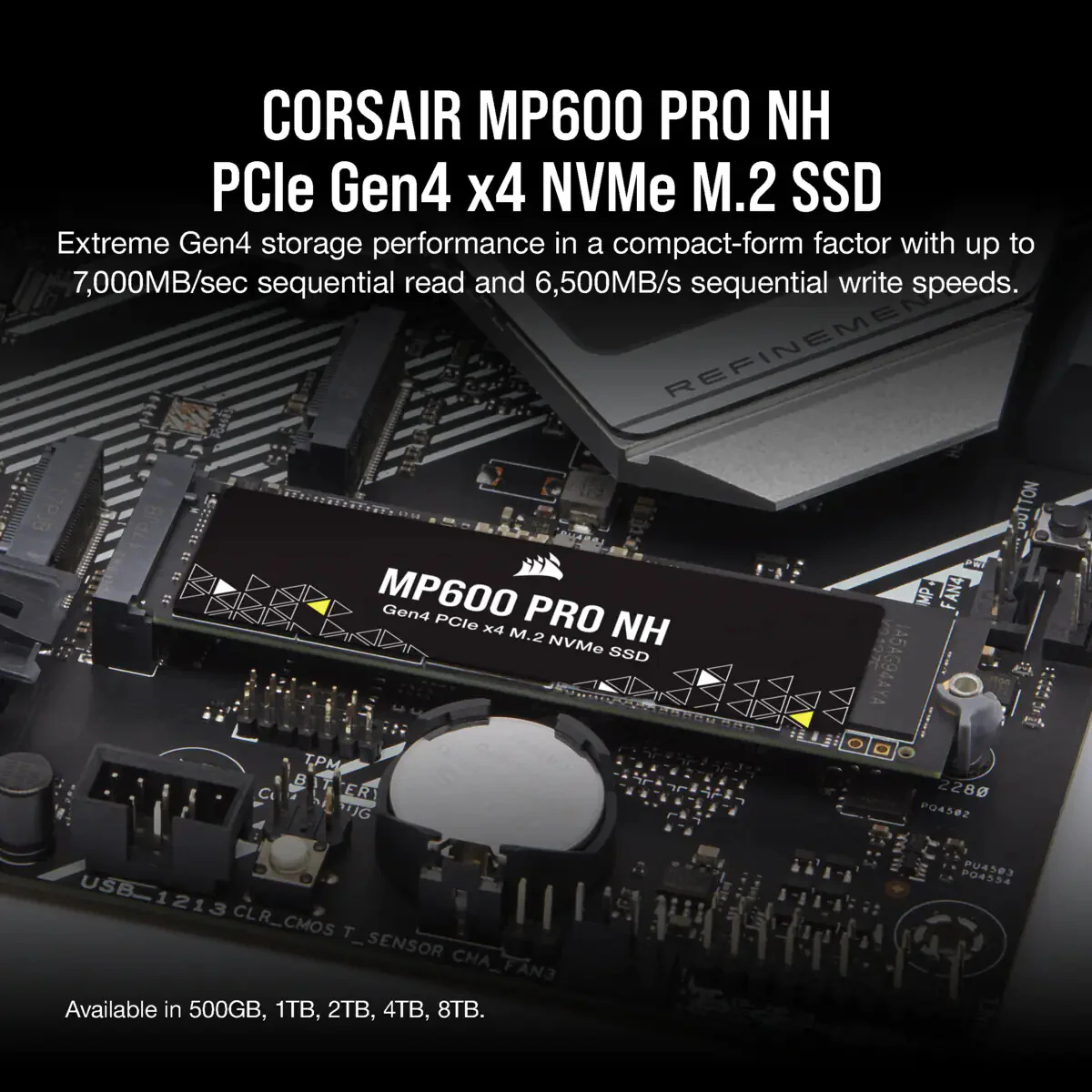 Corsair MP600 PRO NH - PCI Express 4.0 3D TLC NAND NVMe M.2 SSD - 2 TB - Image 11