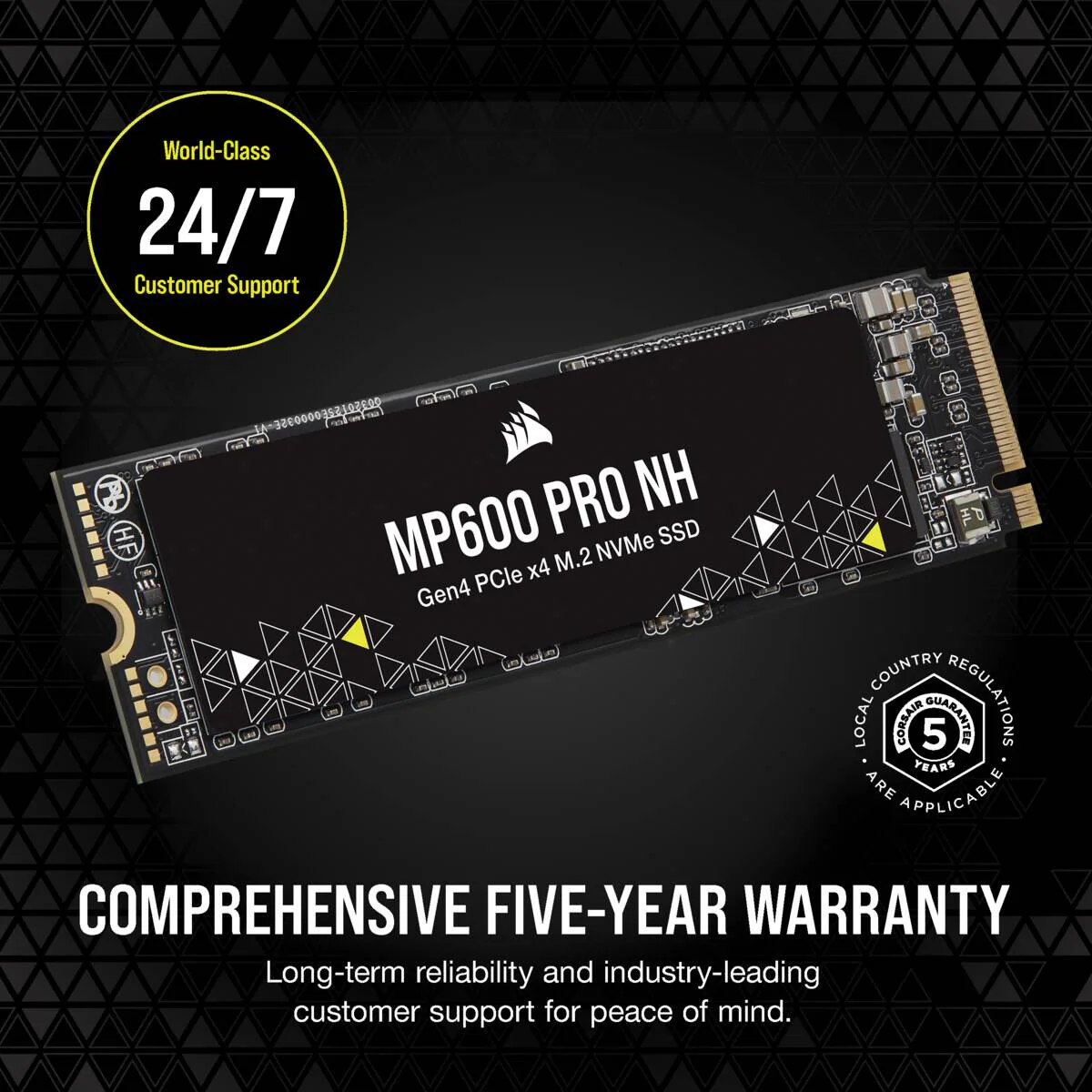 Corsair MP600 PRO NH - PCI Express 4.0 3D TLC NAND NVMe M.2 SSD - 2 TB - Image 15