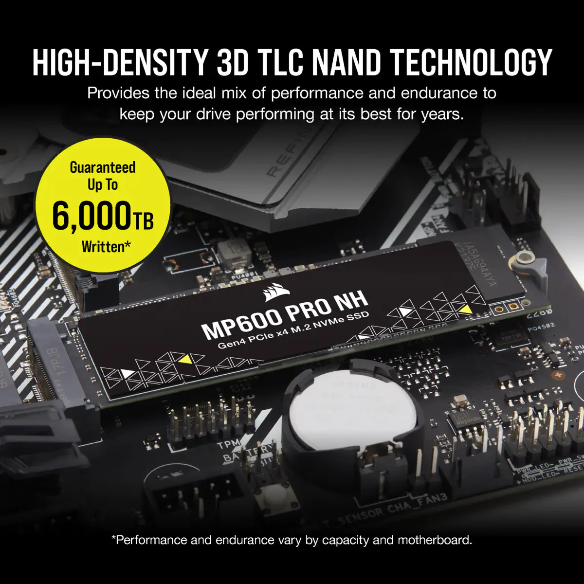 Corsair MP600 PRO NH - PCI Express 4.0 3D TLC NAND NVMe M.2 SSD - 4 TB - Image 13