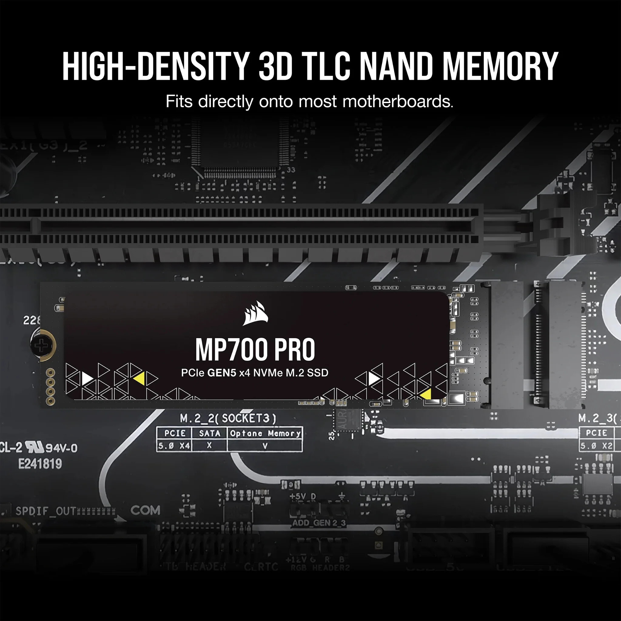 Corsair MP700 PRO - PCI Express 5.0 3D TLC NAND NVMe M.2 SSD - 2 TB - Image 10