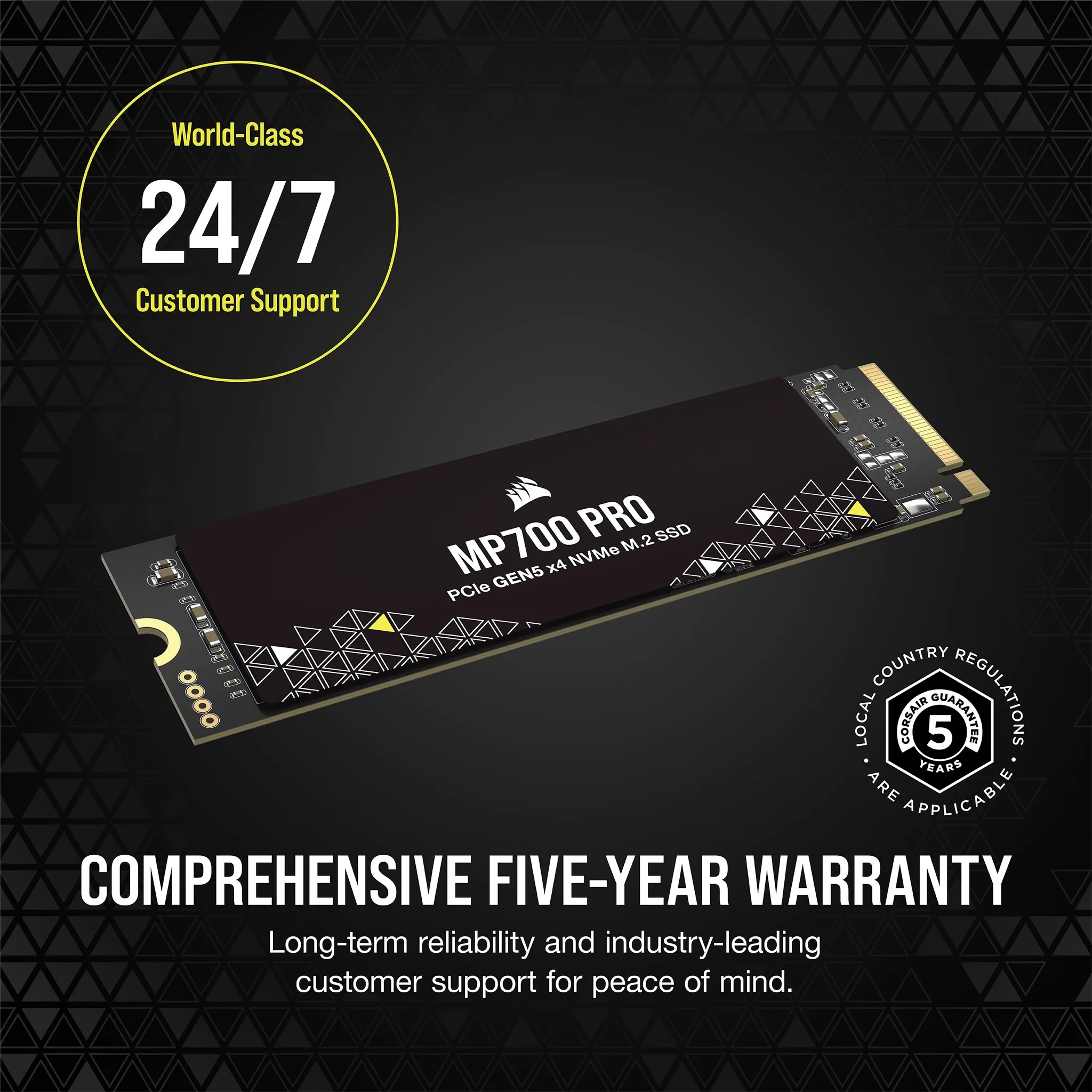 Corsair MP700 PRO - PCI Express 5.0 3D TLC NAND NVMe M.2 SSD - 2 TB - Image 12