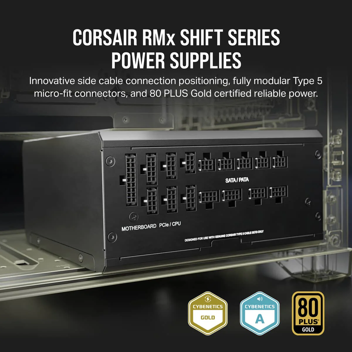 Corsair RM1200x - 1200W 80+ Gold Fully Modular Power Supply Unit - Image 13