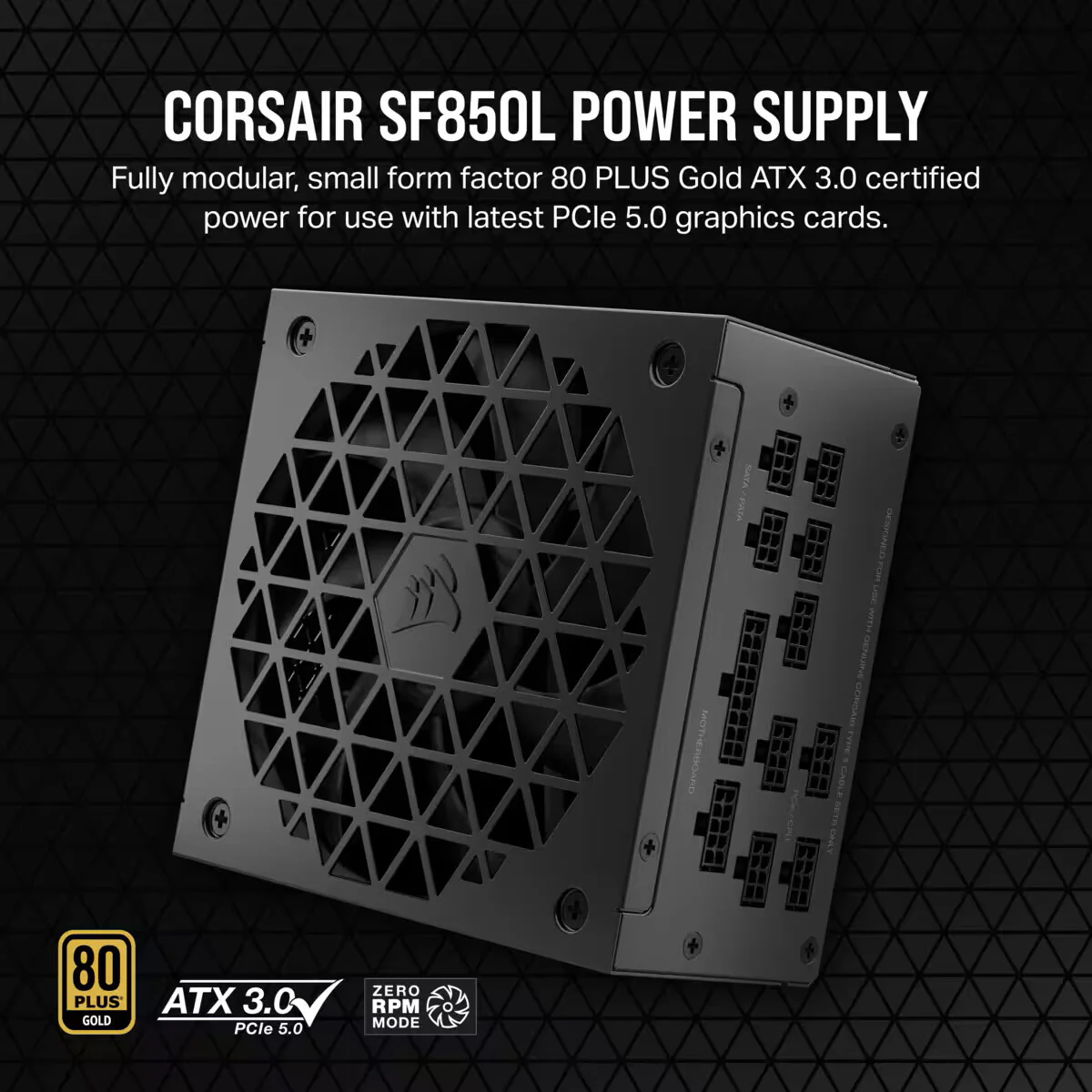 Corsair SF-850L Series - 850W 80+ Gold Fully Modular Power Supply Unit - Image 10