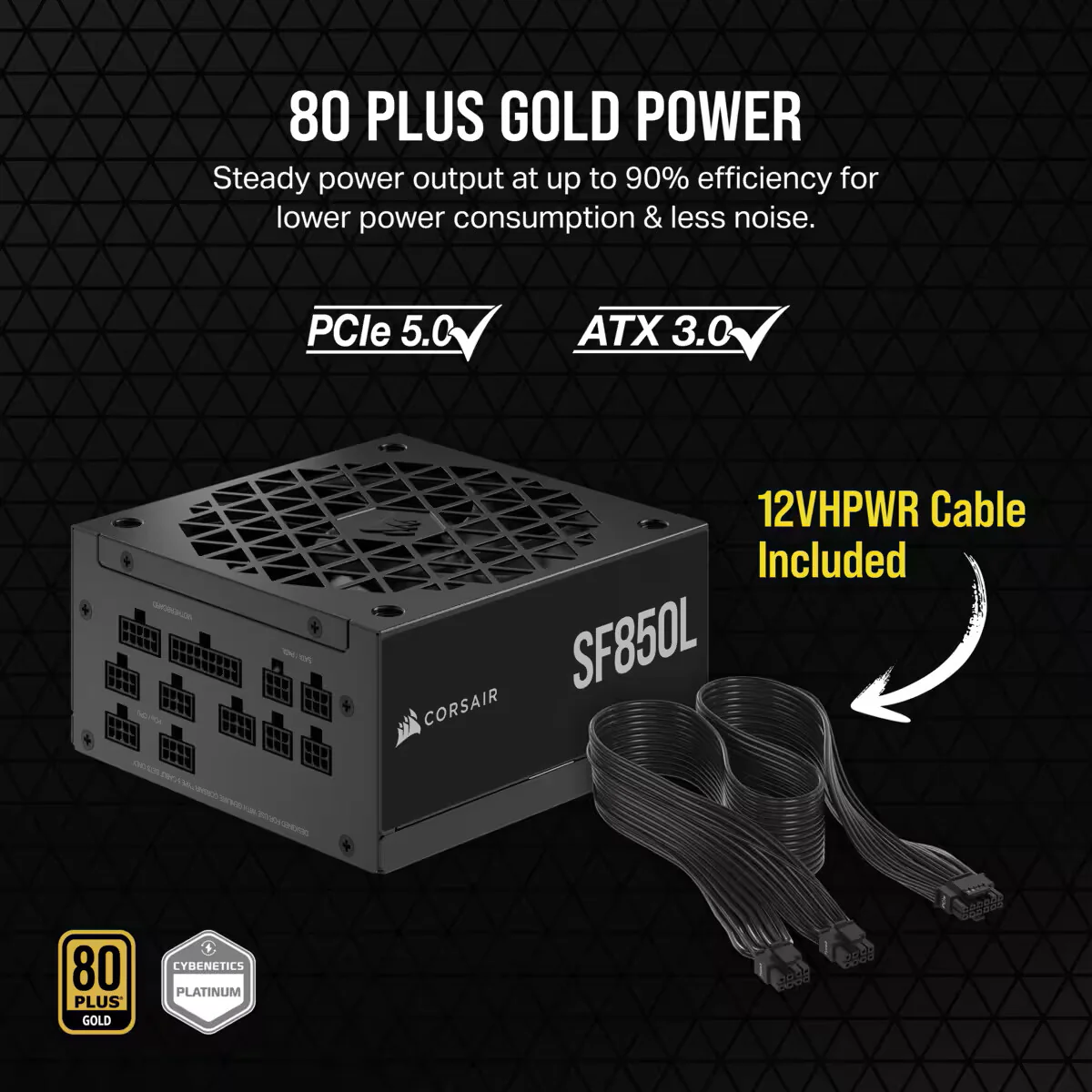 Corsair SF-850L Series - 850W 80+ Gold Fully Modular Power Supply Unit - Image 11