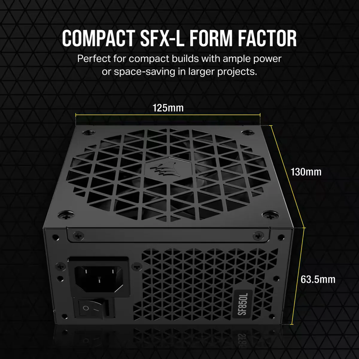 Corsair SF-850L Series - 850W 80+ Gold Fully Modular Power Supply Unit - Image 12