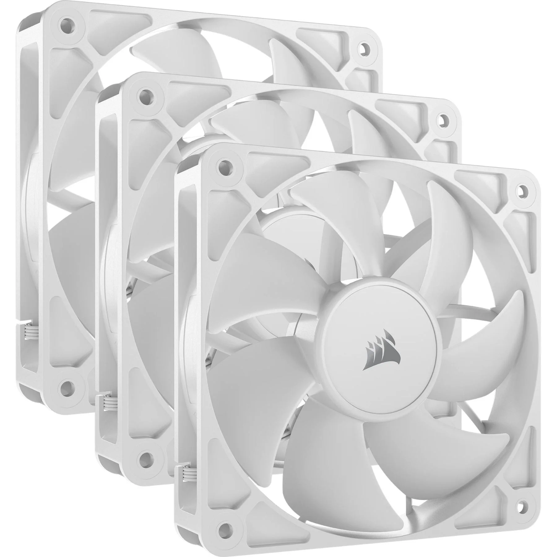 Corsair RS120 - Computer Case Fan in White - 120mm (Pack of 3)