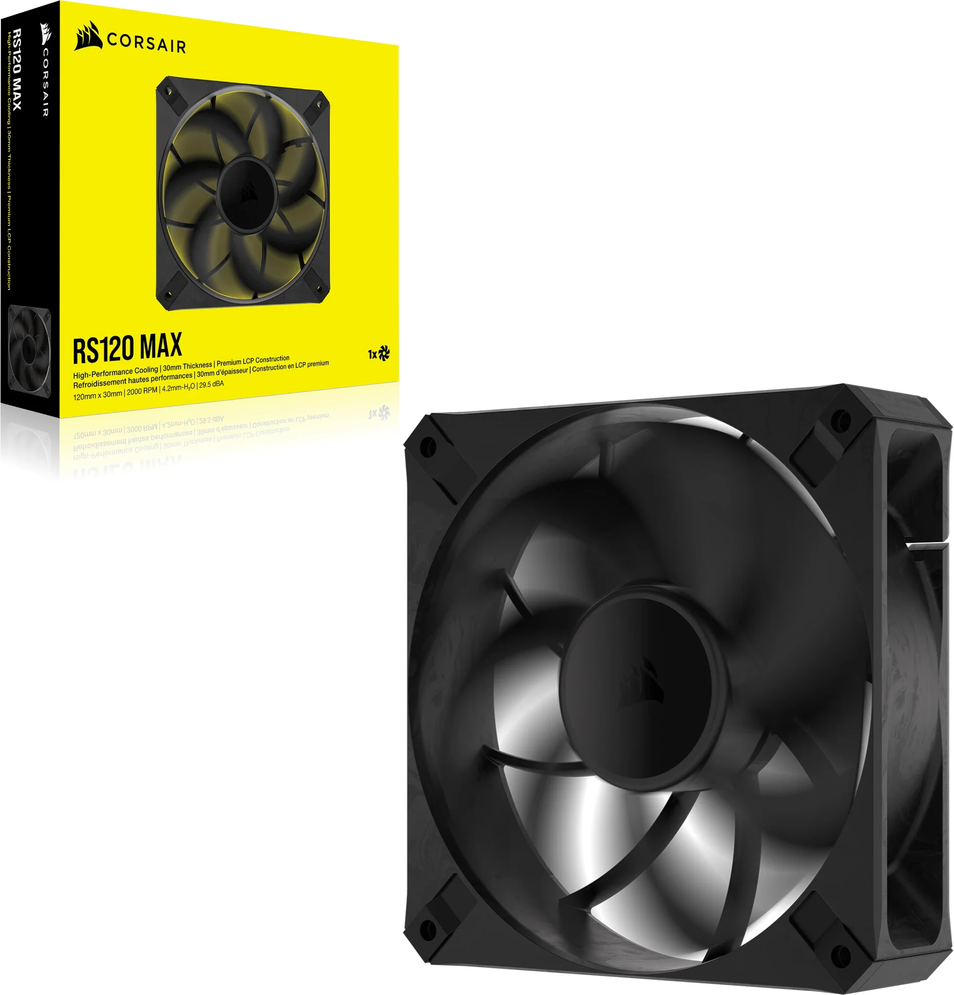 Corsair RS120 MAX - Computer Case Fan in Black - 120mm - Image 4