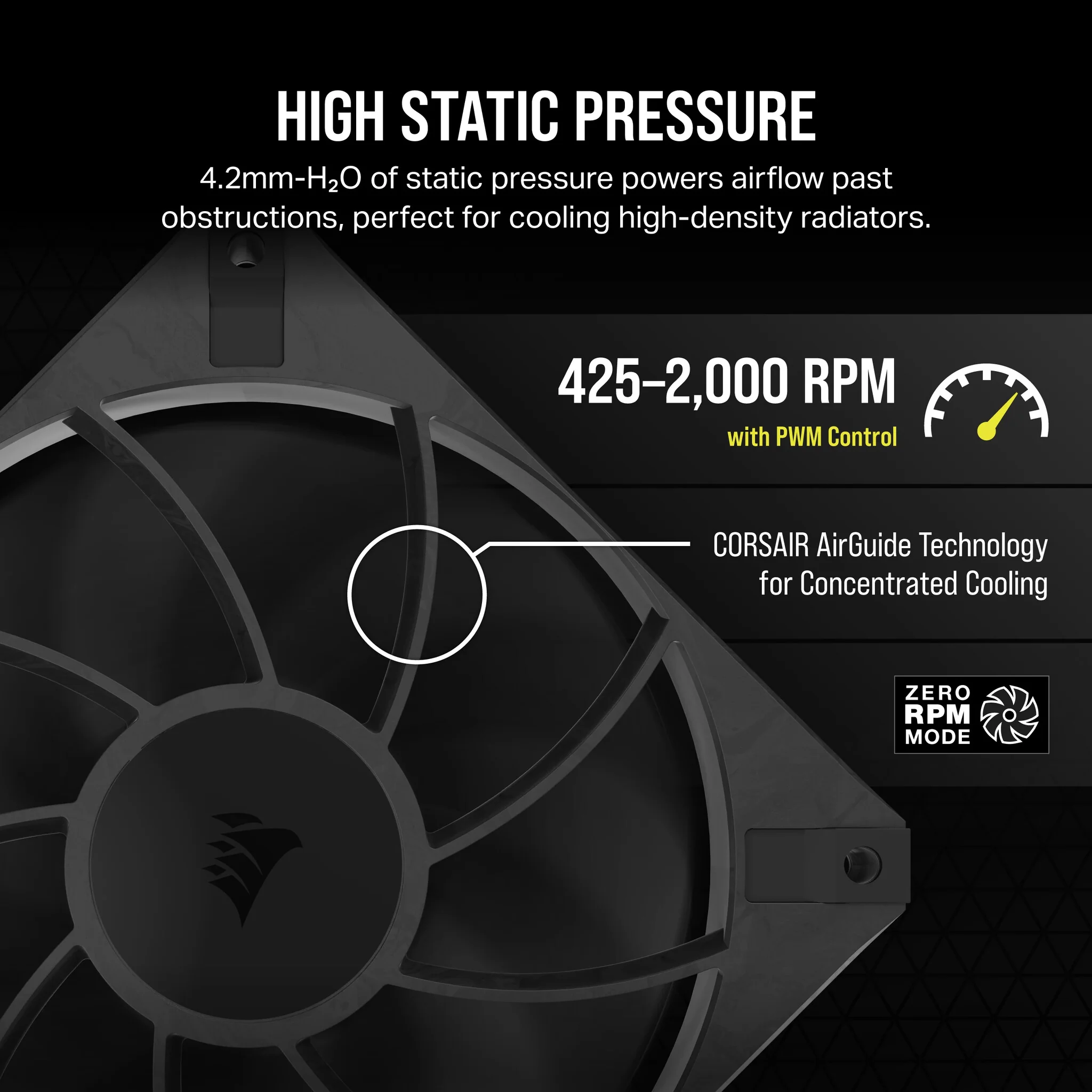 Corsair RS120 MAX - Computer Case Fan in Black - 120mm (Pack of 3) - Image 9