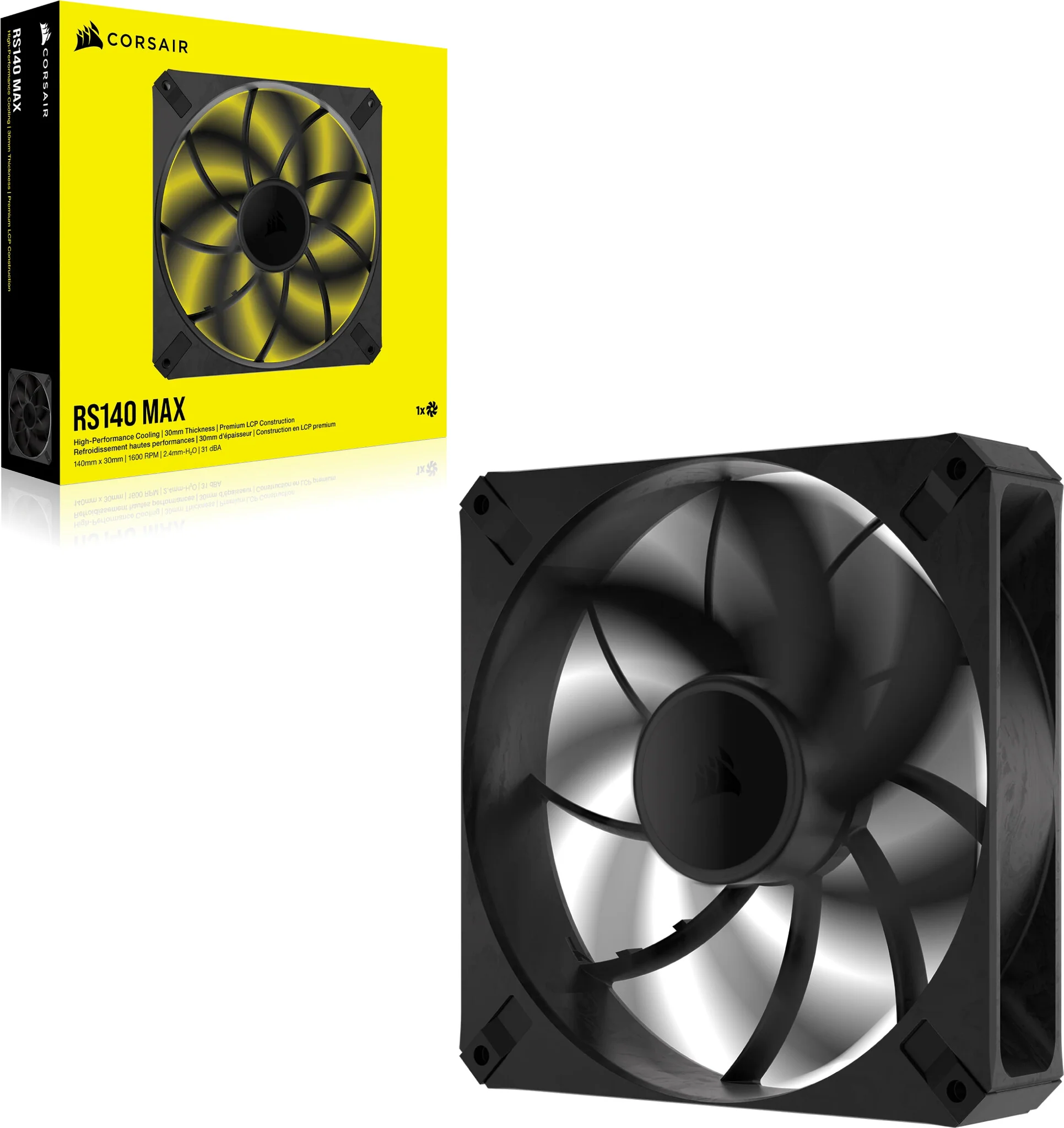 Corsair RS140 MAX - Computer Case Fan in Black - 140mm - Image 4